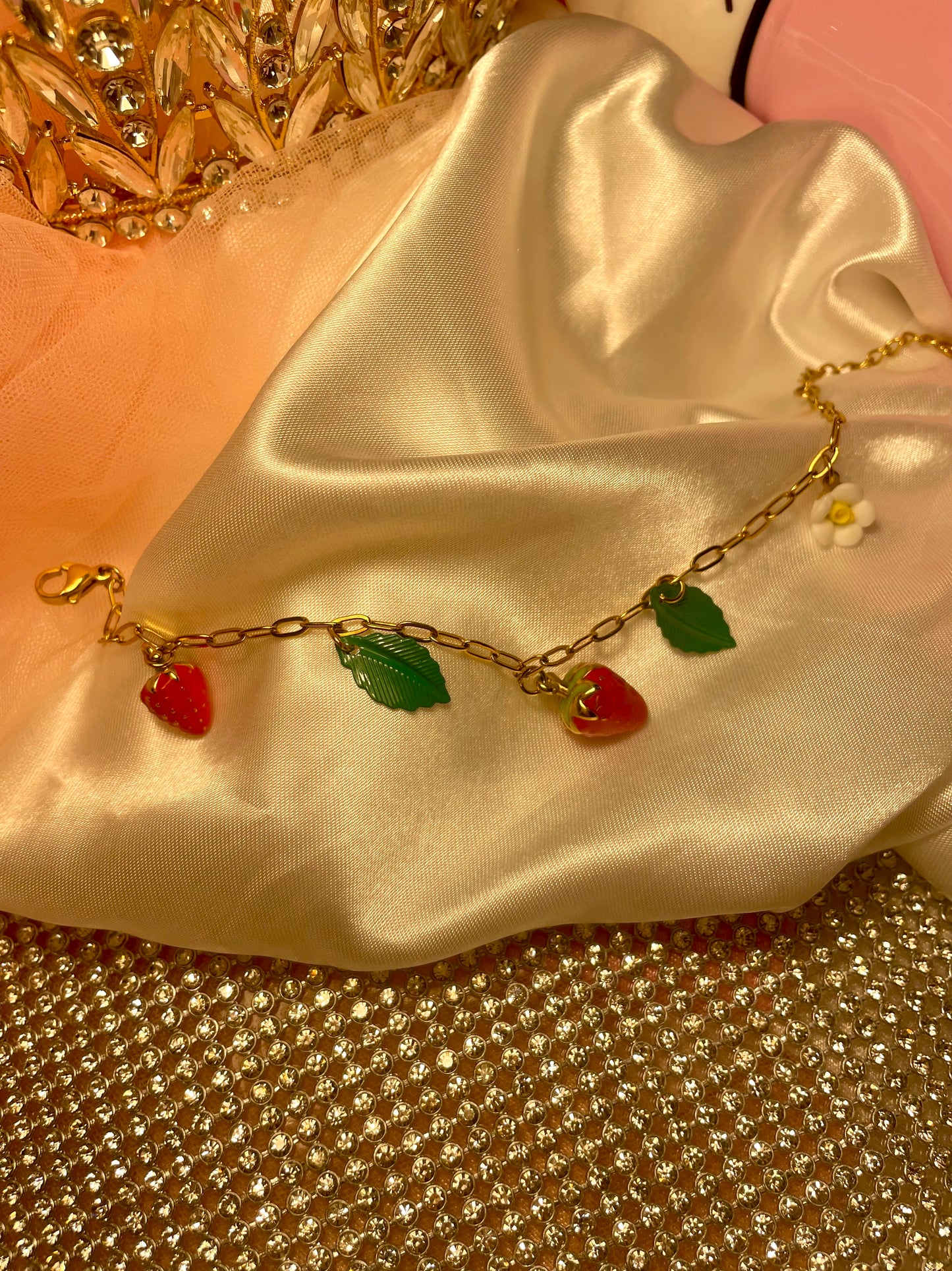 Bracelet Charlotte aux fraises🍓✨