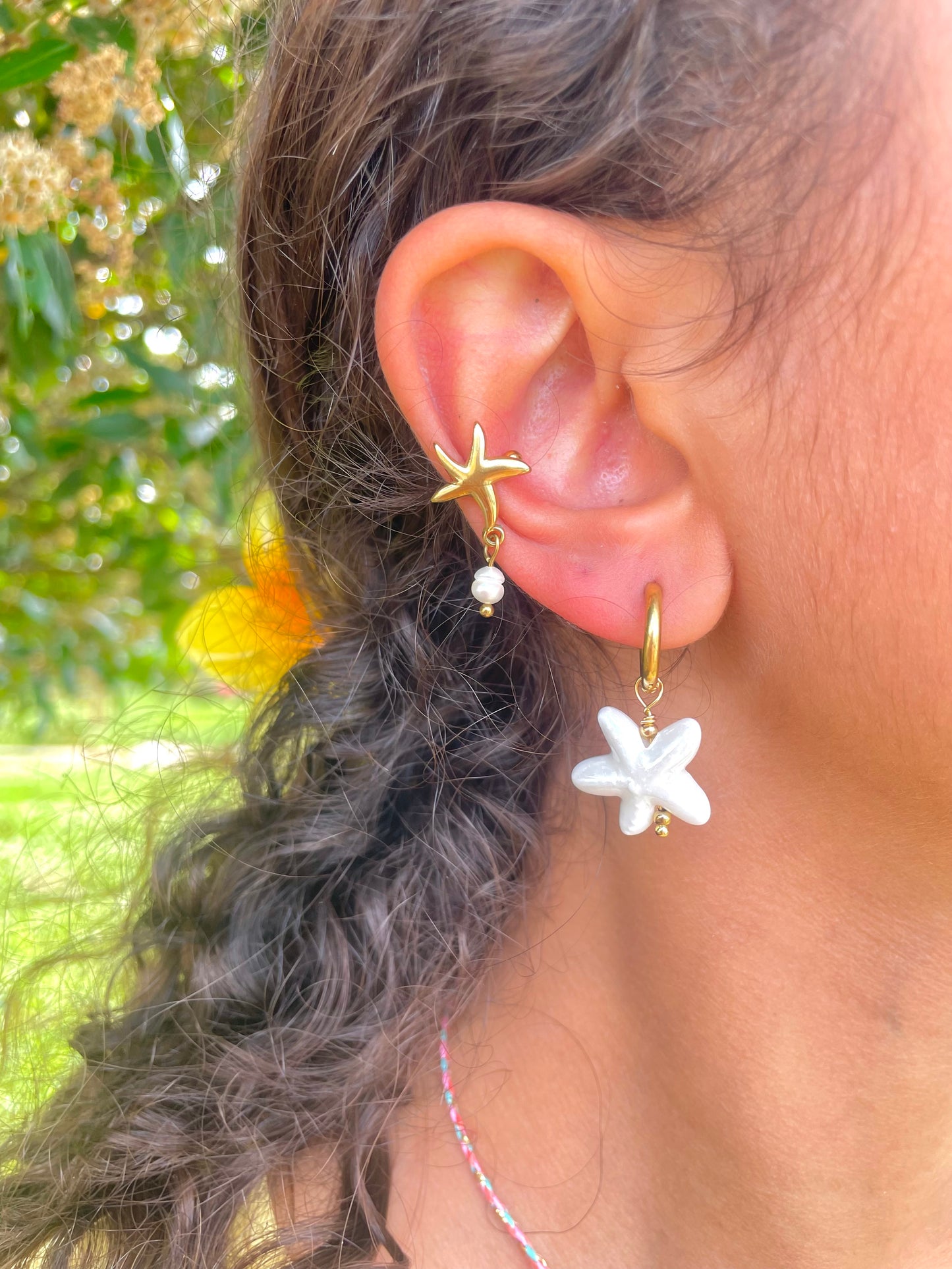 Earcuff Perla 🌊🤍