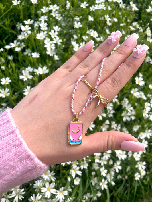 Collier pink moon 🌙🌸