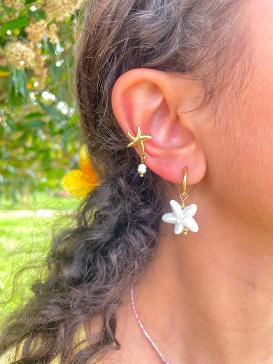 Boucle Corail blanche 🪸✨
